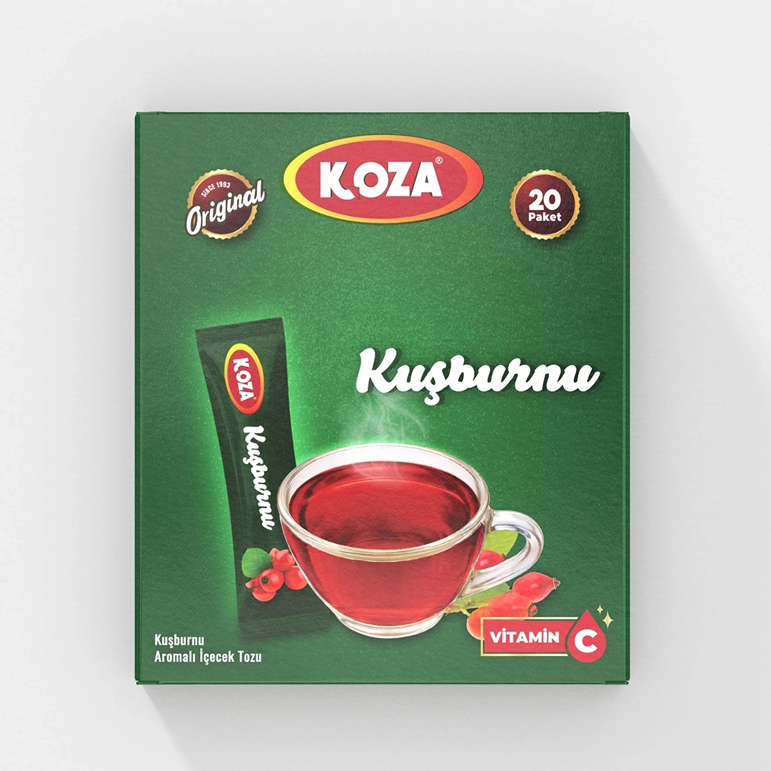 Tek İçimlik Kuşburnu Aromalı İçecek Tozu (20 Stick)