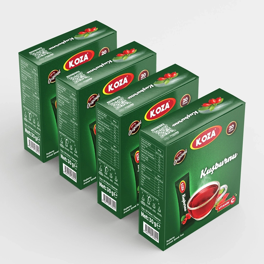 Tek İçimlik Kuşburnu Aromalı İçecek Tozu (20 Stick)