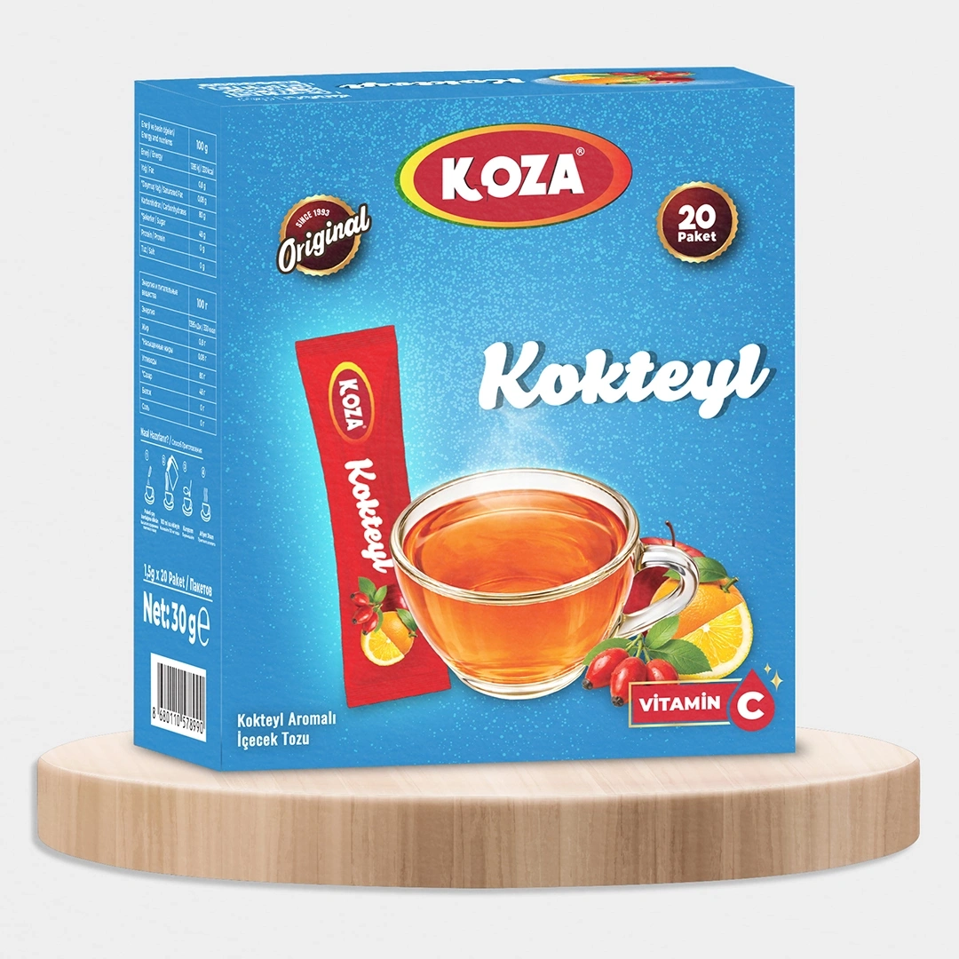 Tek İçimlik Kokteyl Aromalı İçecek Tozu (20 Stick)