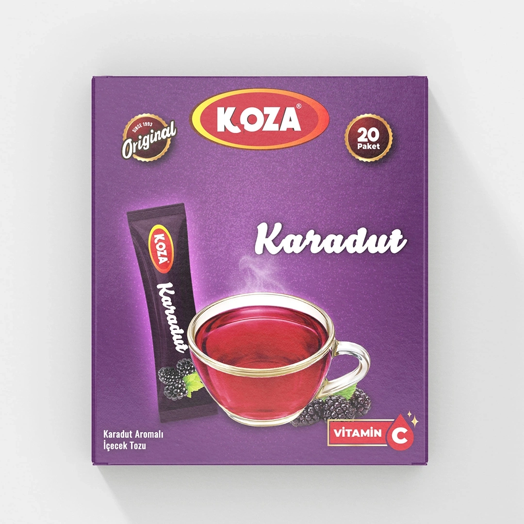 Tek İçimlik Karadut Aromalı İçecek Tozu (20 Stick)