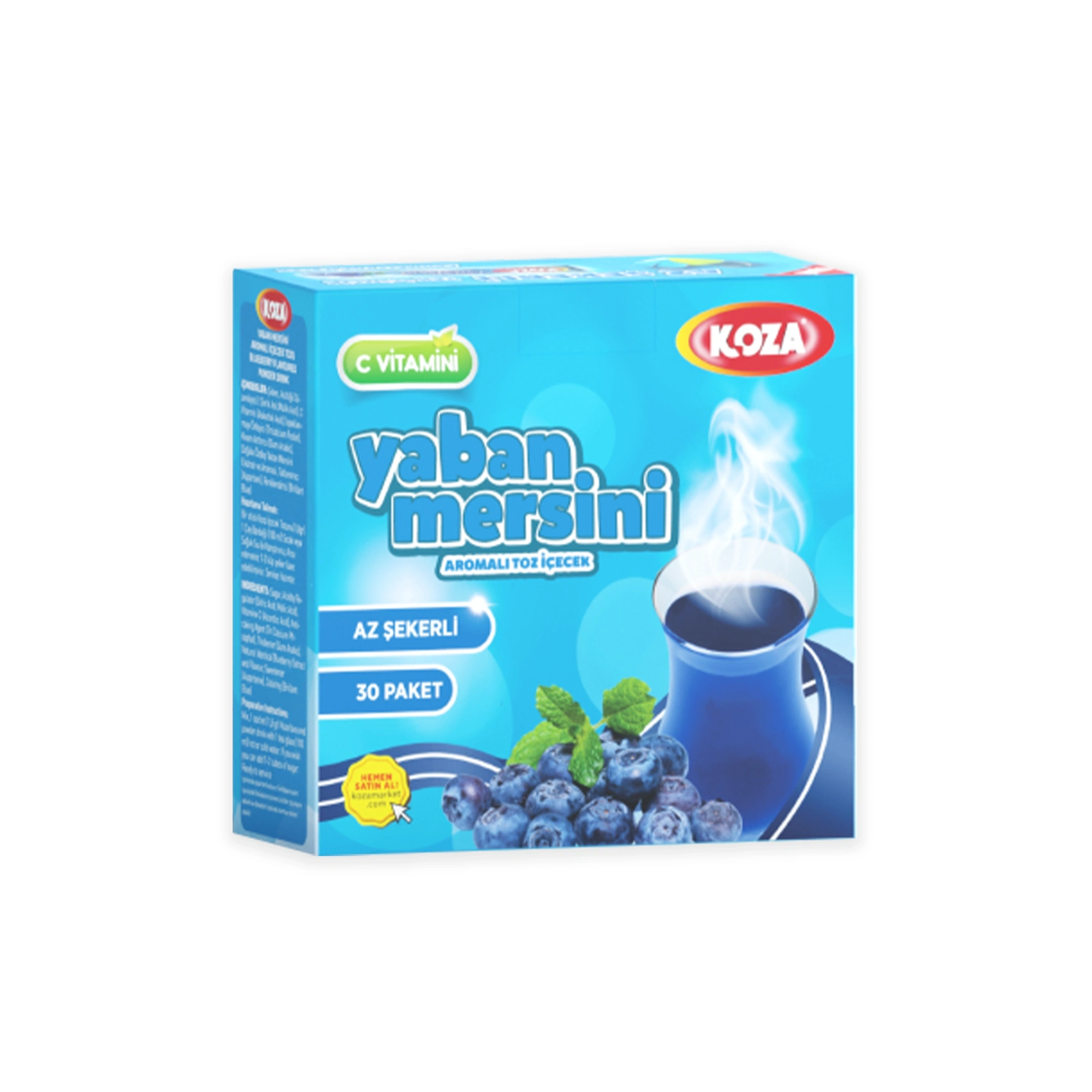 Az Şekerli Tek İçimlik Yaban Mersini