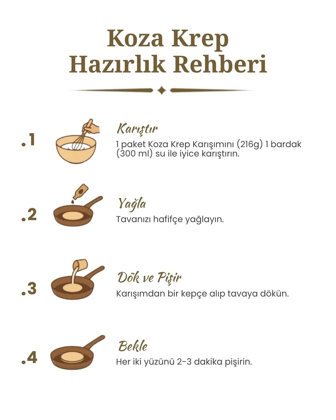 Ev Yapımı Için Krep Karışımı