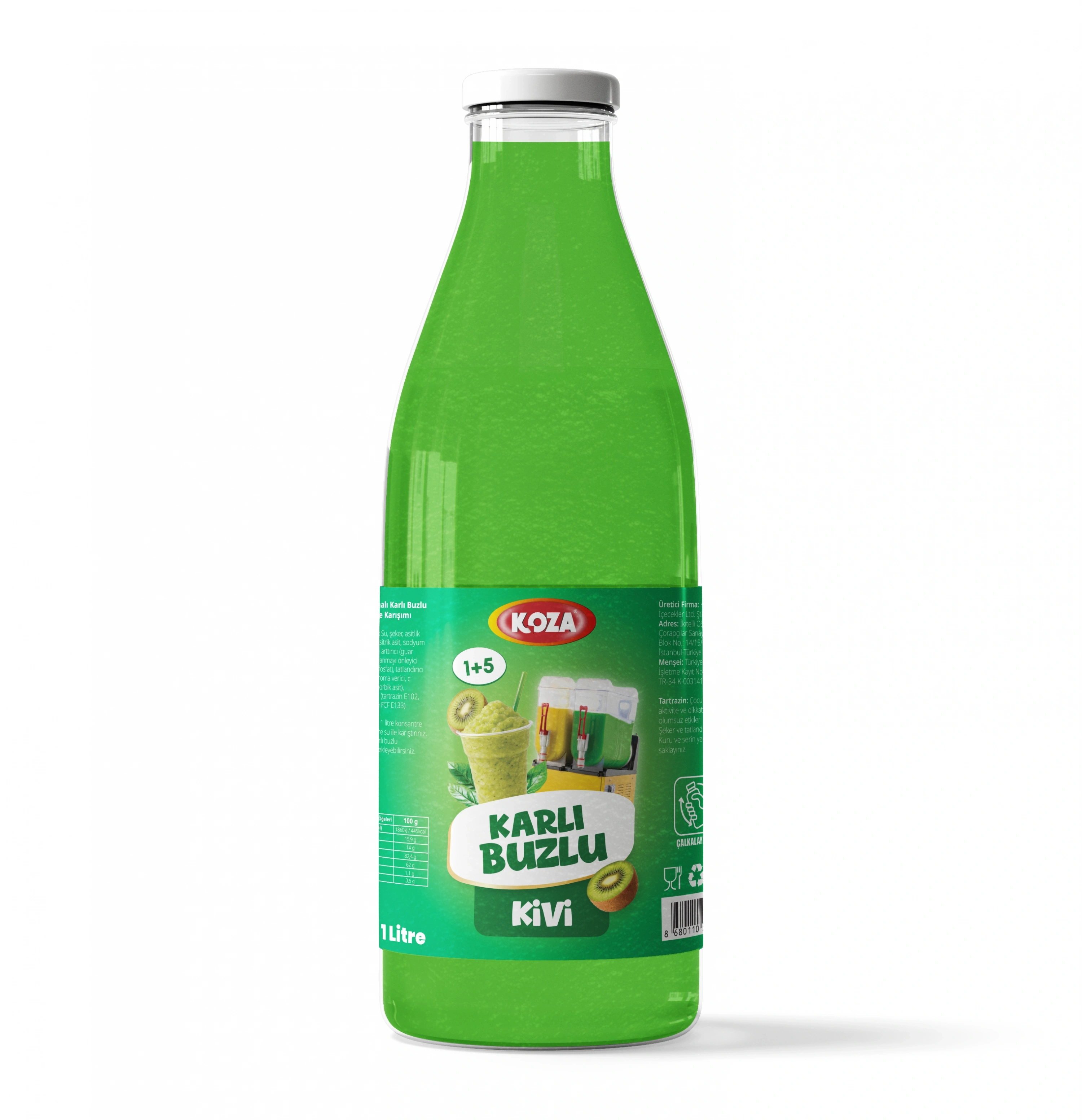 Kivi Aromalı Sıvı Karlı Buzlu