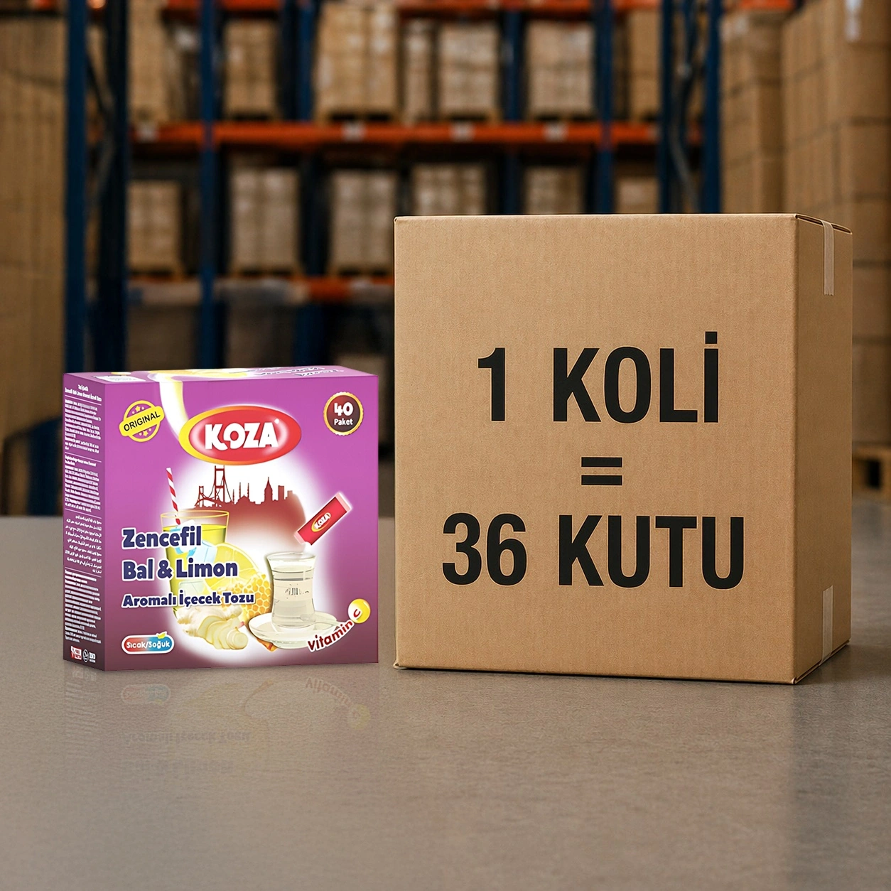 Tek İçimlik Zencefil Bal Limon Aromalı İçecek