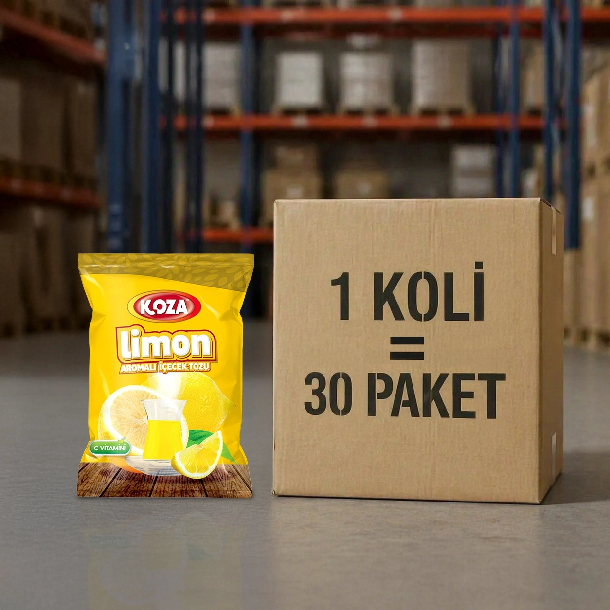 Limon Aromalı Toz İçecek (300gr)