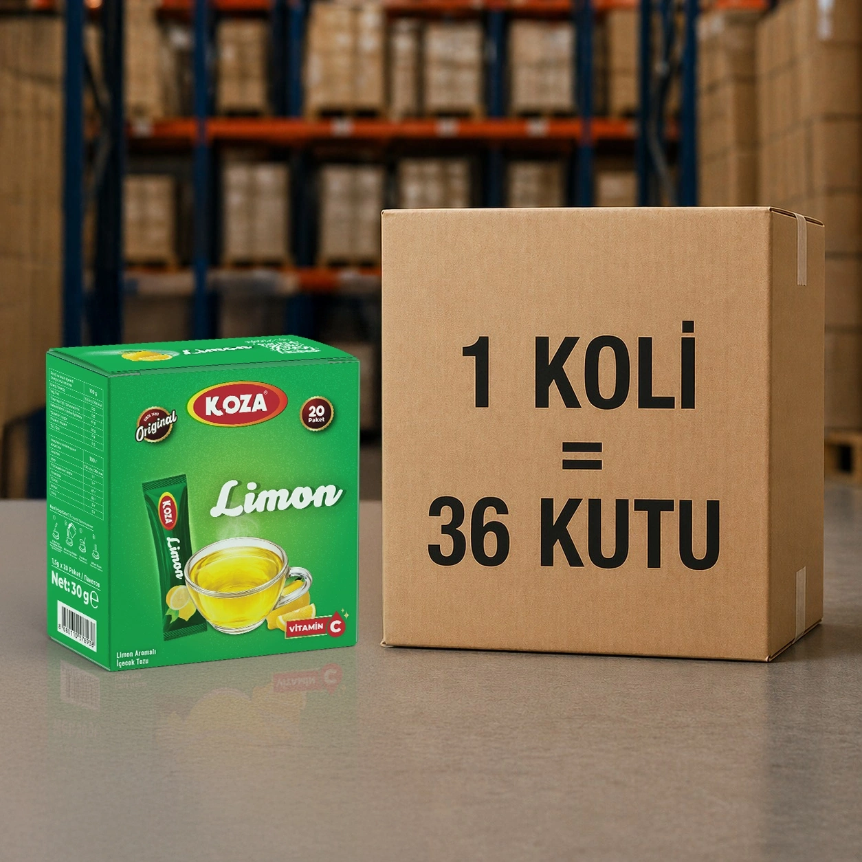 Tek İçimlik Limon Aromalı İçecek Tozu (20 Stick)