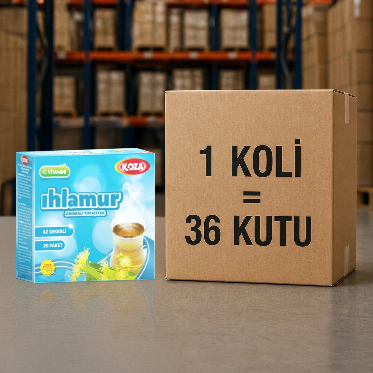 Az Şekerli Tek İçimlik Ihlamur Aro. İçecek Tozu (20 Stick)