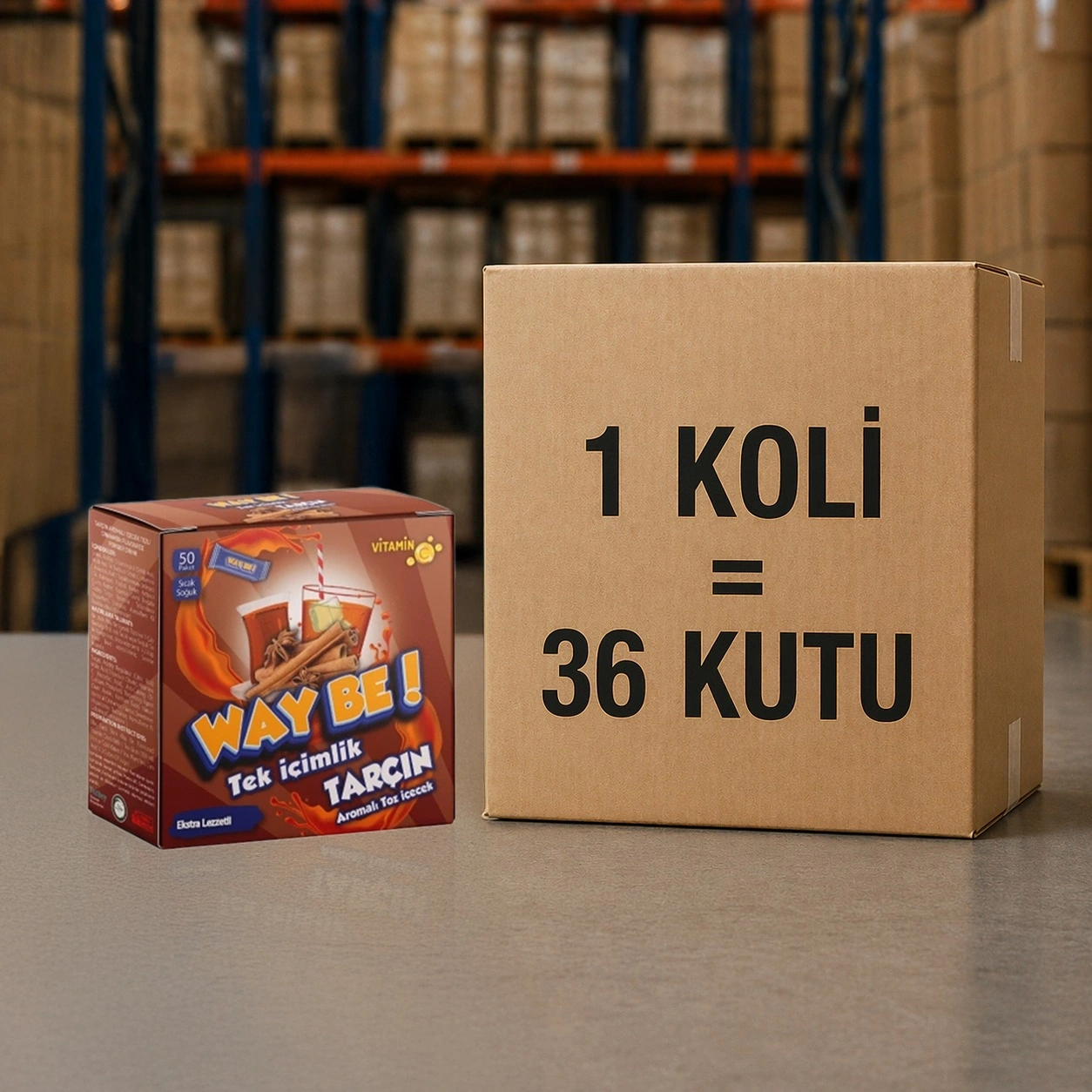 Tek İçimlik Tarçın Aro. İçecek Tozu (50 Stick)