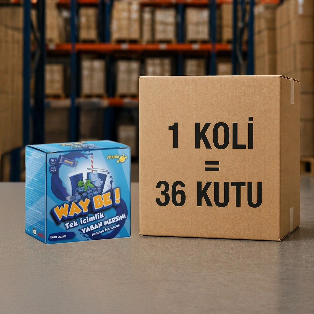 Tek İçimlik Yaban Mersini Aro. İçecek Tozu (50 Stick)