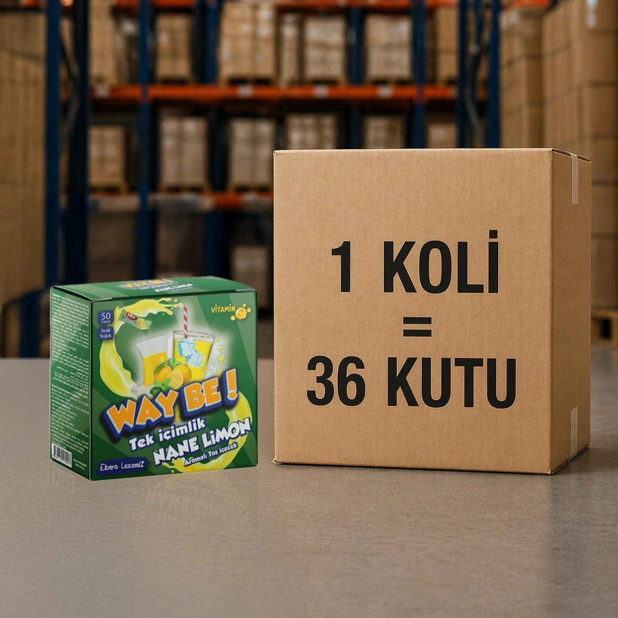 Tek İçimlik Nane Limon Aro. İçecek Tozu (50 Stick)