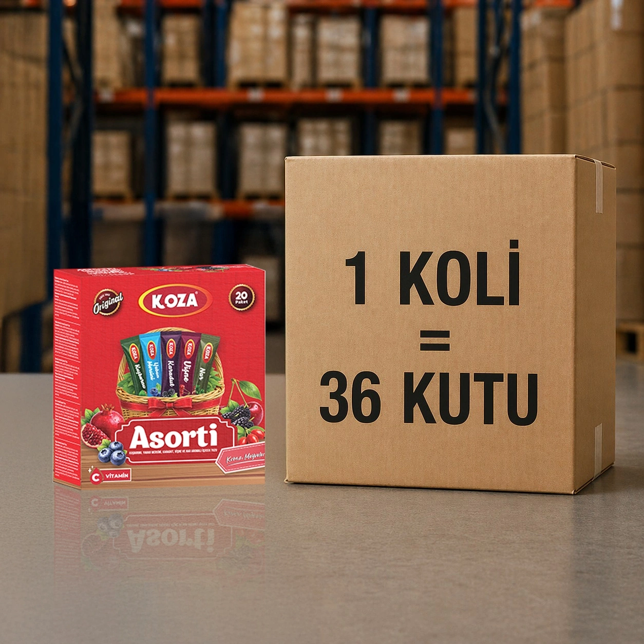 Tek İçimlik Asorti Kırmızı (20 Stick)