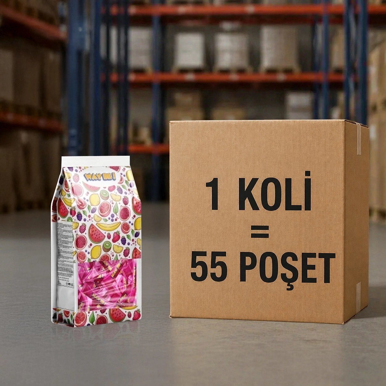Poşetli Tek İçimlik Çilek Aro. İçecek Tozu (50 Stick)