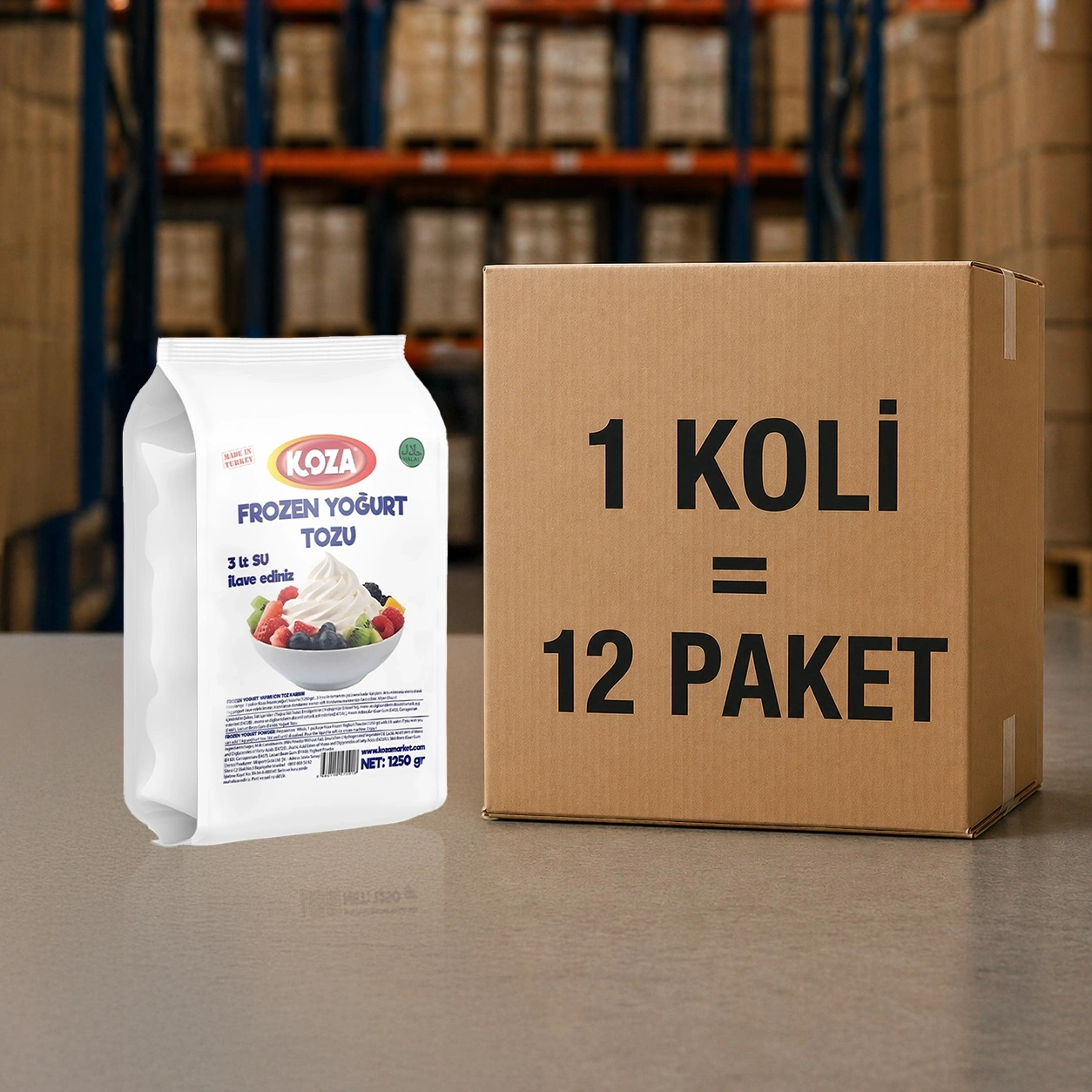 Frozen Yoğurt Tozu (1250 gr)