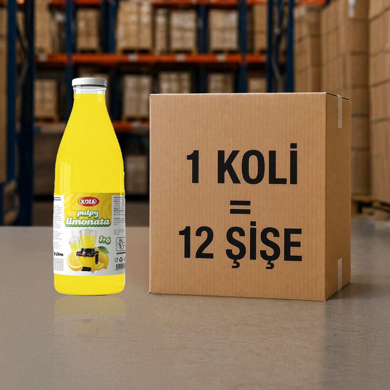 Sıvı Limon Aro. Pulpy Soğuk Şerbetlik Konsantresi (1+6 )