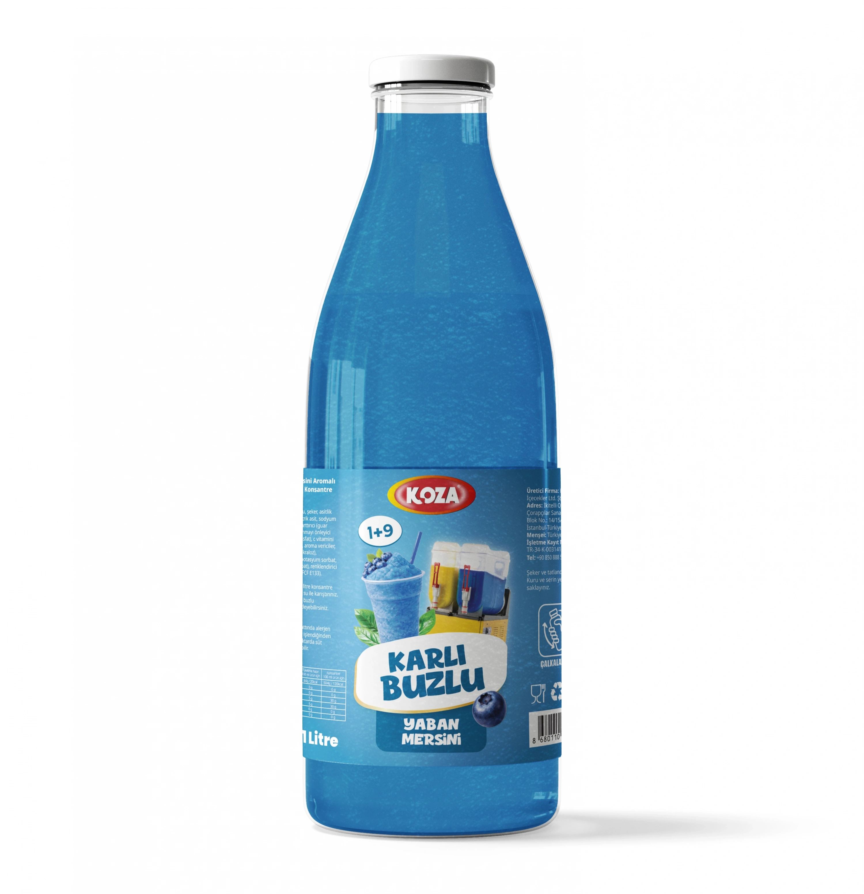 Yaban Mersini Aromalı Sıvı Karlı Buzlu (1+9)
