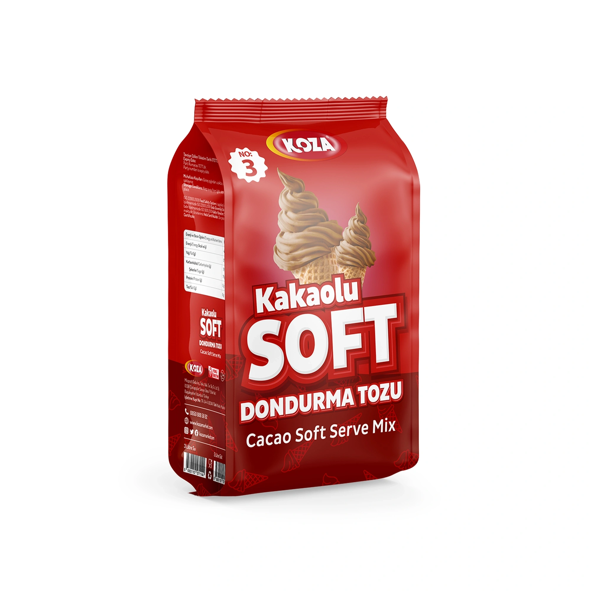 Premium Kakaolu Soft Dondurma Tozu No: 3 (1150 gr)