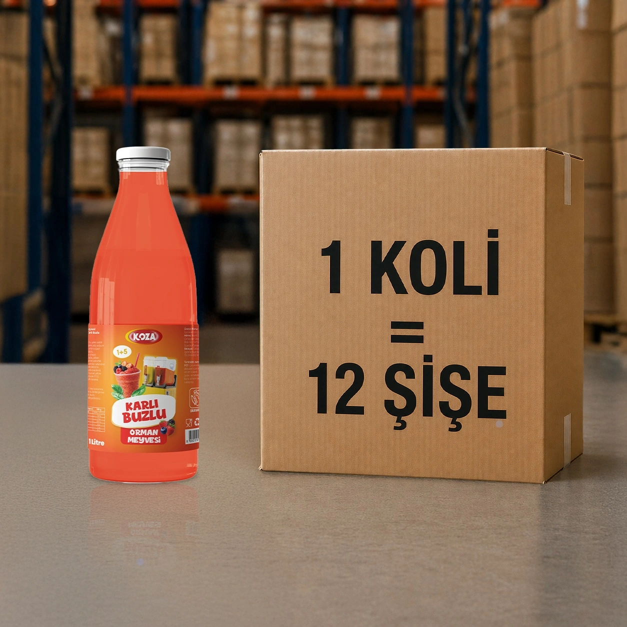 Orman Meyvesi Aromalı Karlı Buzlu Sıvı (1 Lt.)