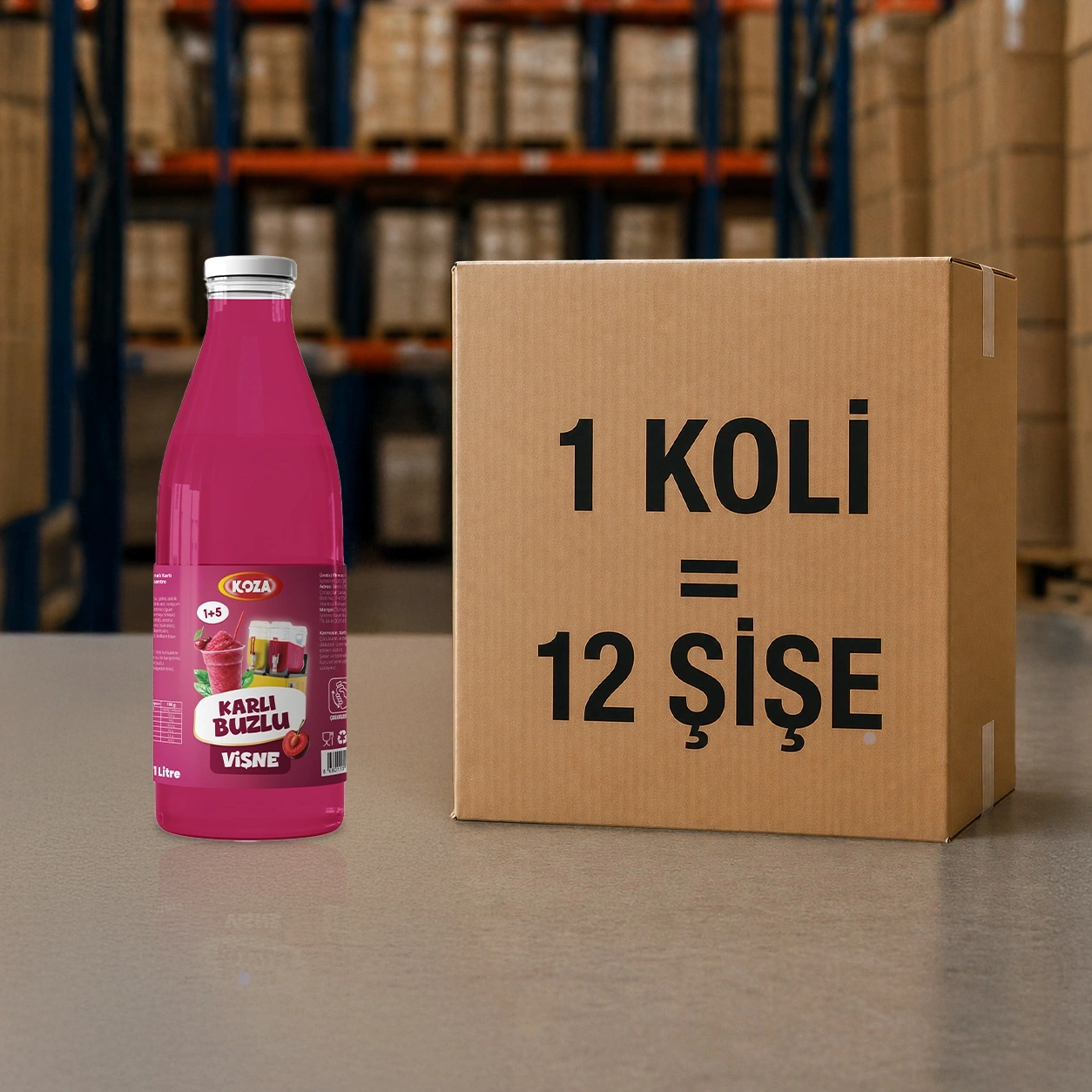 Vişne Aromalı Karlı Buzlu Sıvı ( 1 Lt. )