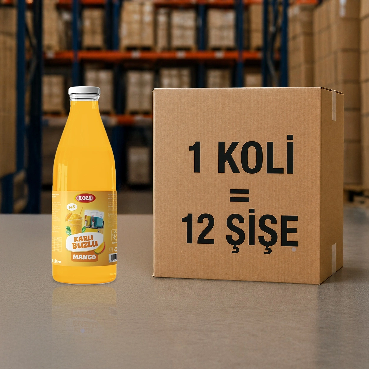 Mango Aromalı Karlı Buzlu Sıvı (1 Lt.)
