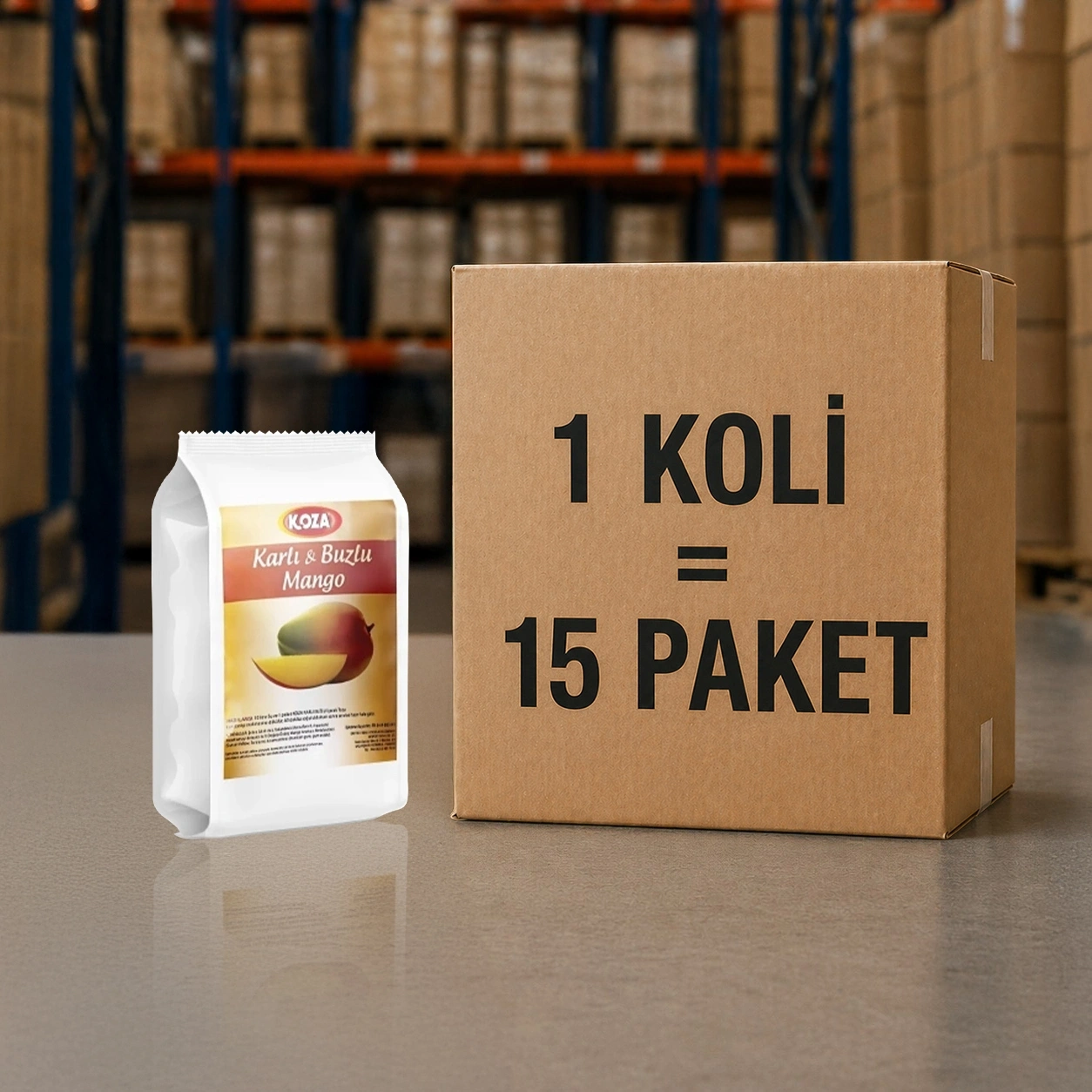 Mango Aro. Karlı Buzlu İçecek Tozu (1250 gr)