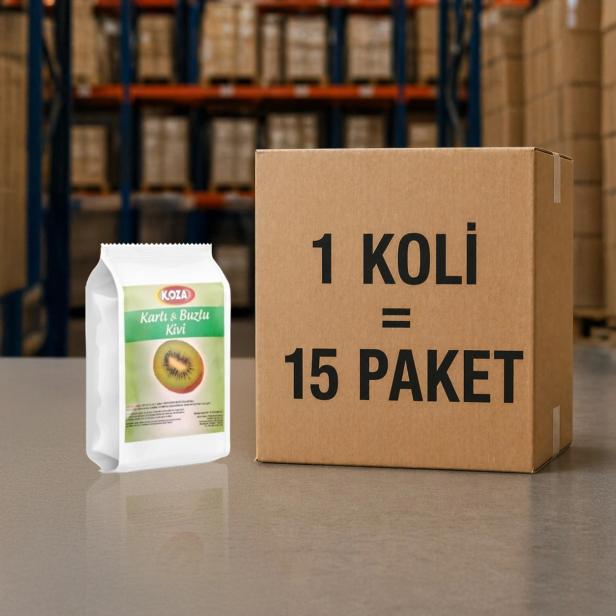 Koza Kivi Aro. Karlı Buzlu Tozu İçecek (1250 gr)