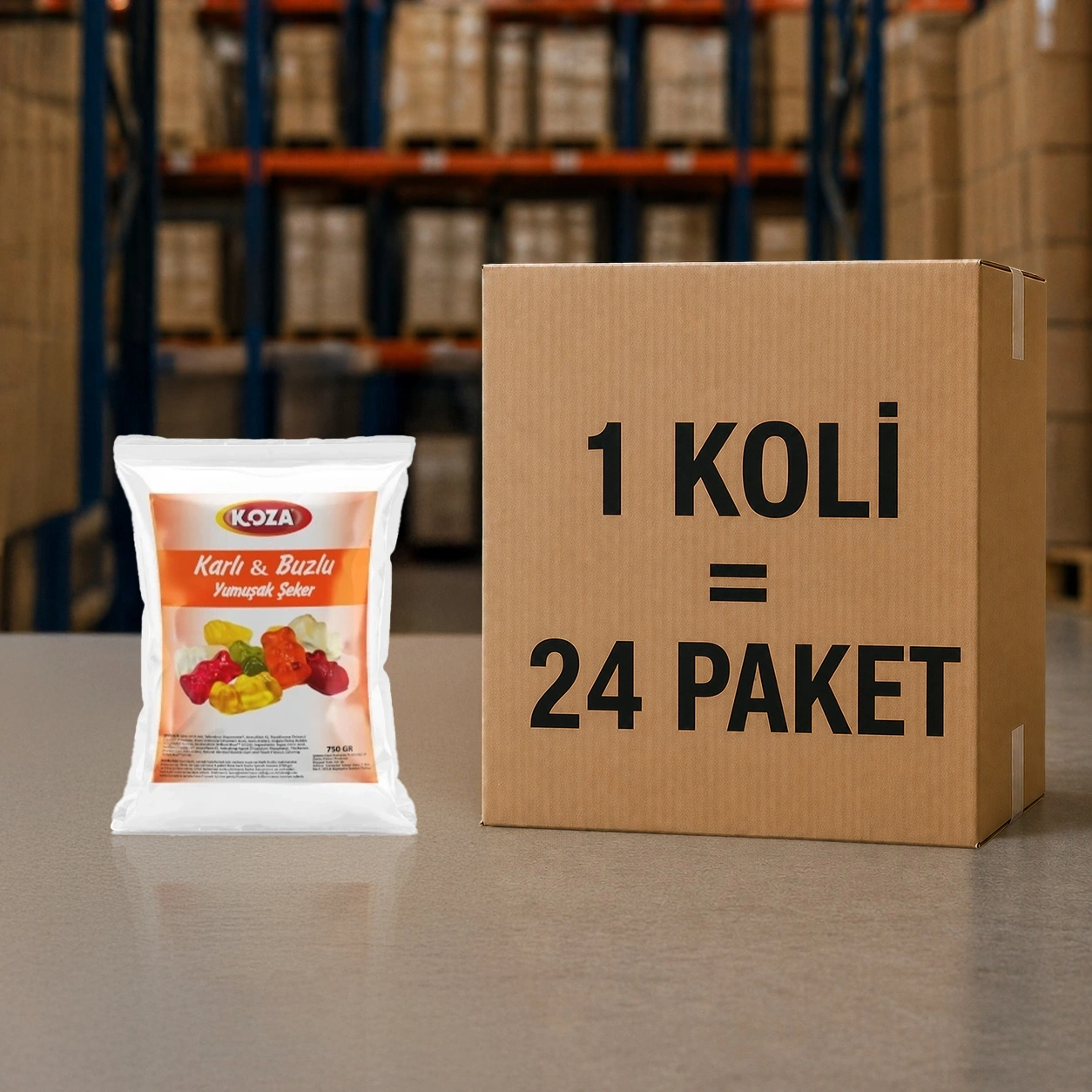 Haribo Aromalı Karlı Buzlu Toz Karışımı (1+5)