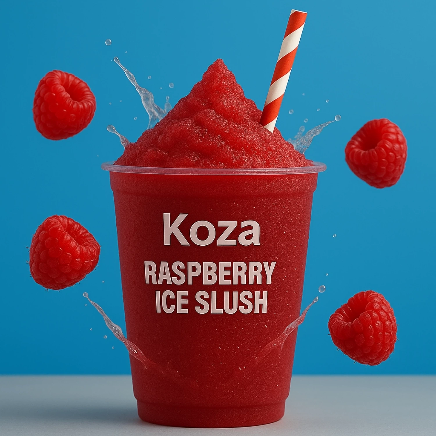 Ahududu Aromalı Sıvı Karlı Buzlu