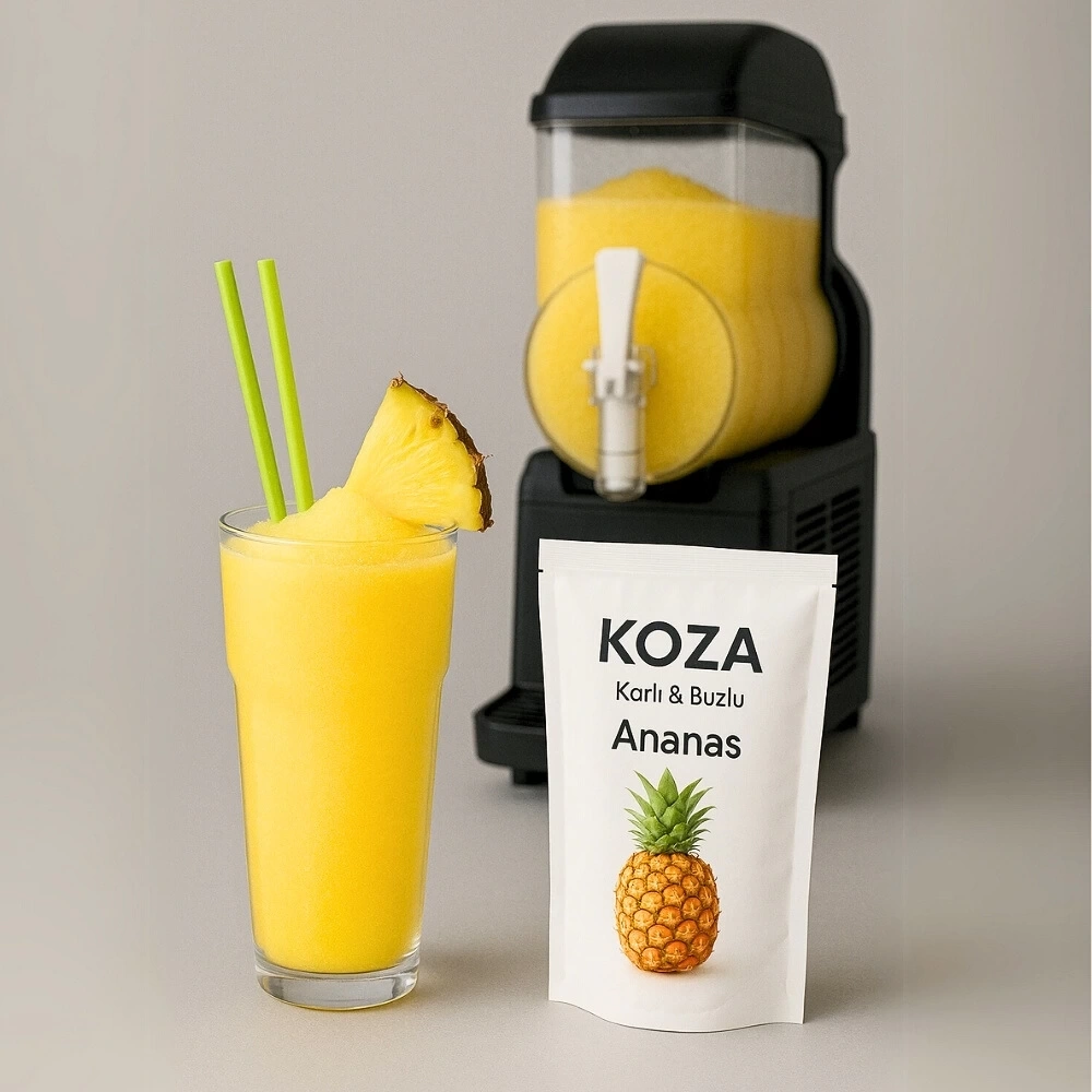 Ananas Aromalı Karlı Buzlu Tozu (1250gr/10lt Su)