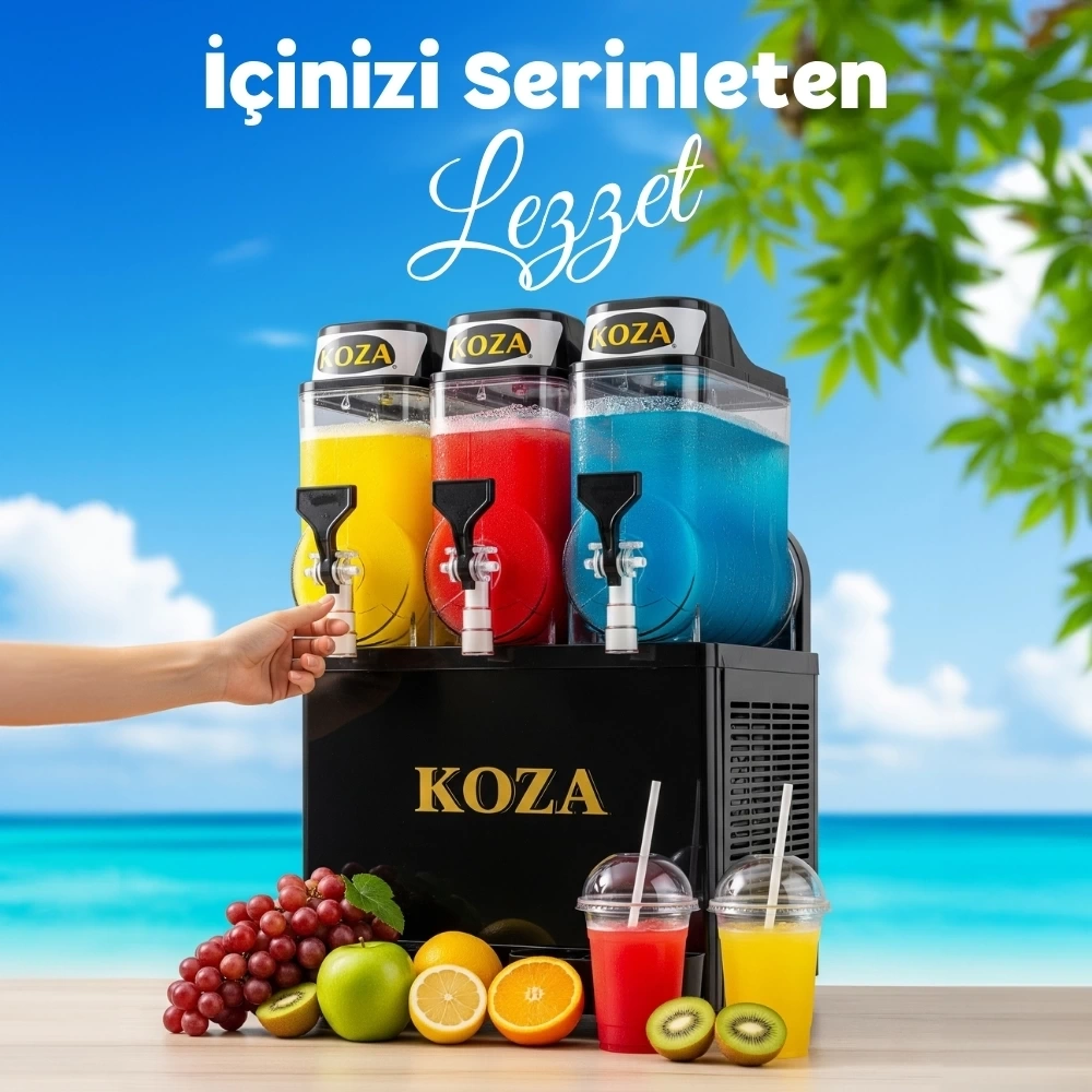 Çilek Aromalı Karlı Buzlu Tozu (1250gr/10lt Su)