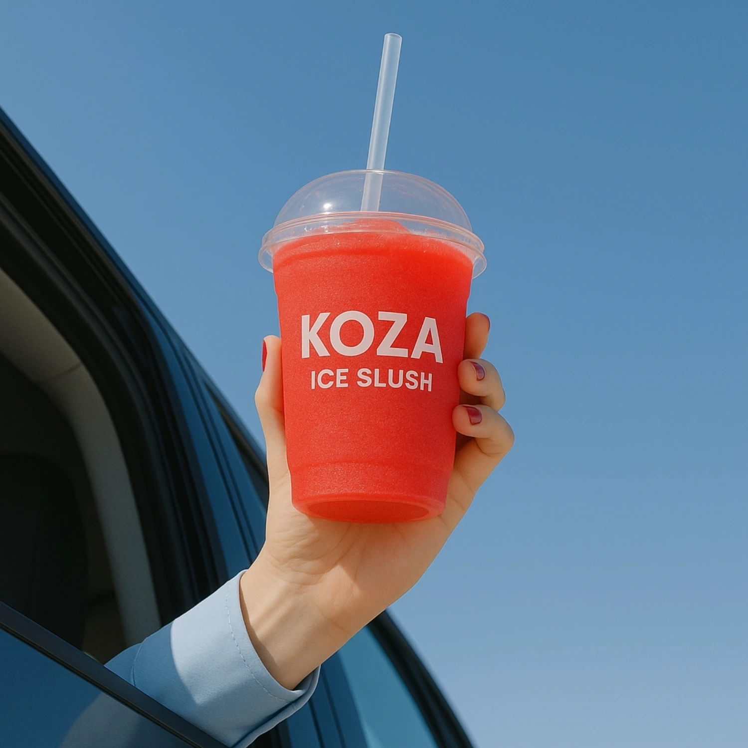 Çilek Aromalı Sıvı Karlı Buzlu