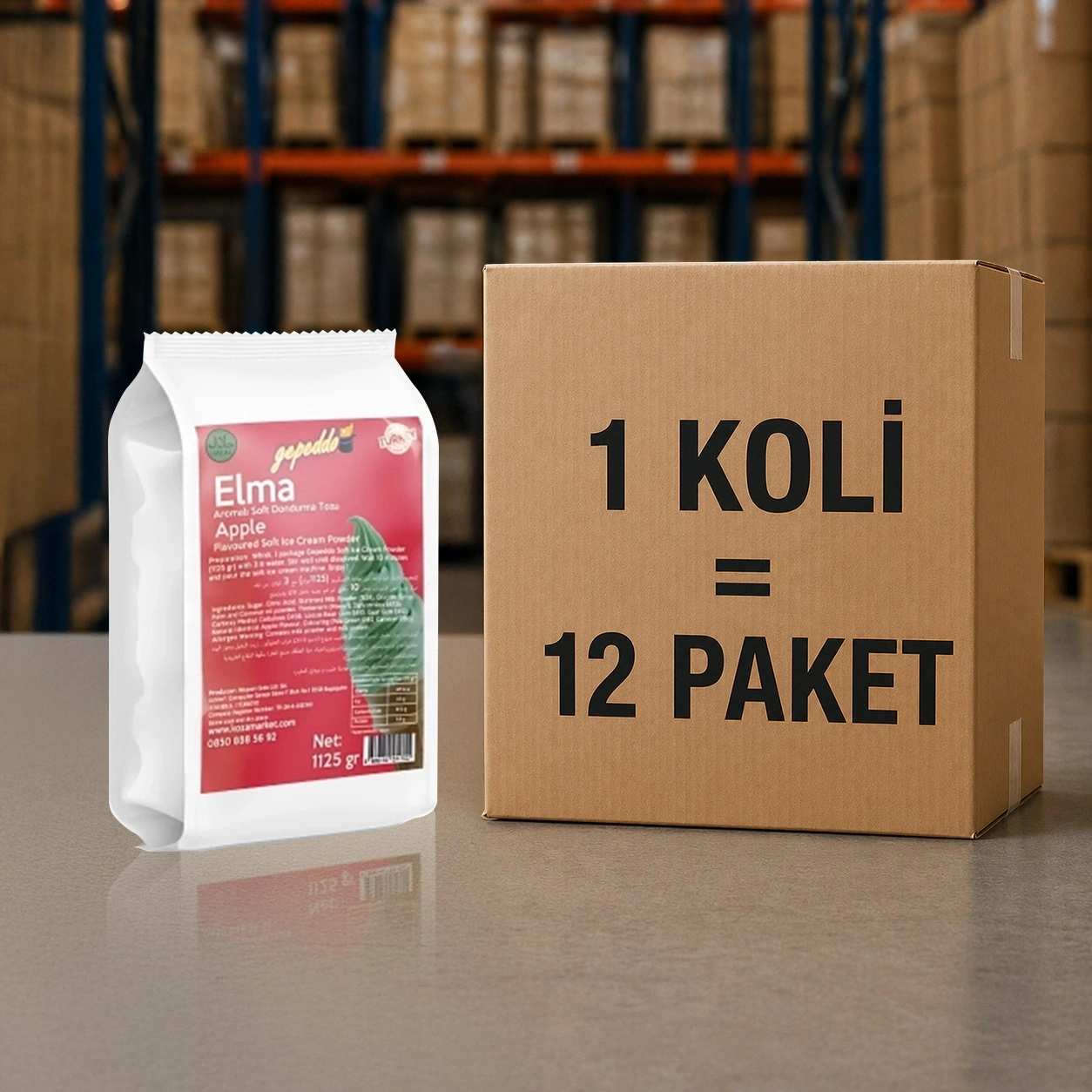 Elma Aro. Soft Dondurma Tozu (1125 gr)