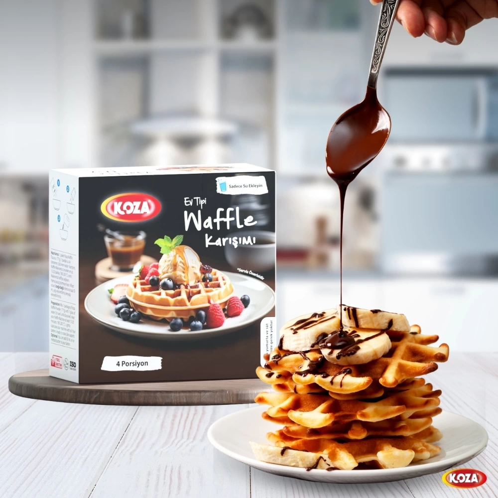 Ev Yapımı Için Waffle Karışımı