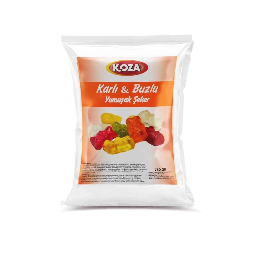 Haribo Jelibon Aromalı Karlı Buzlu Tozu (750gr/5lt Su)