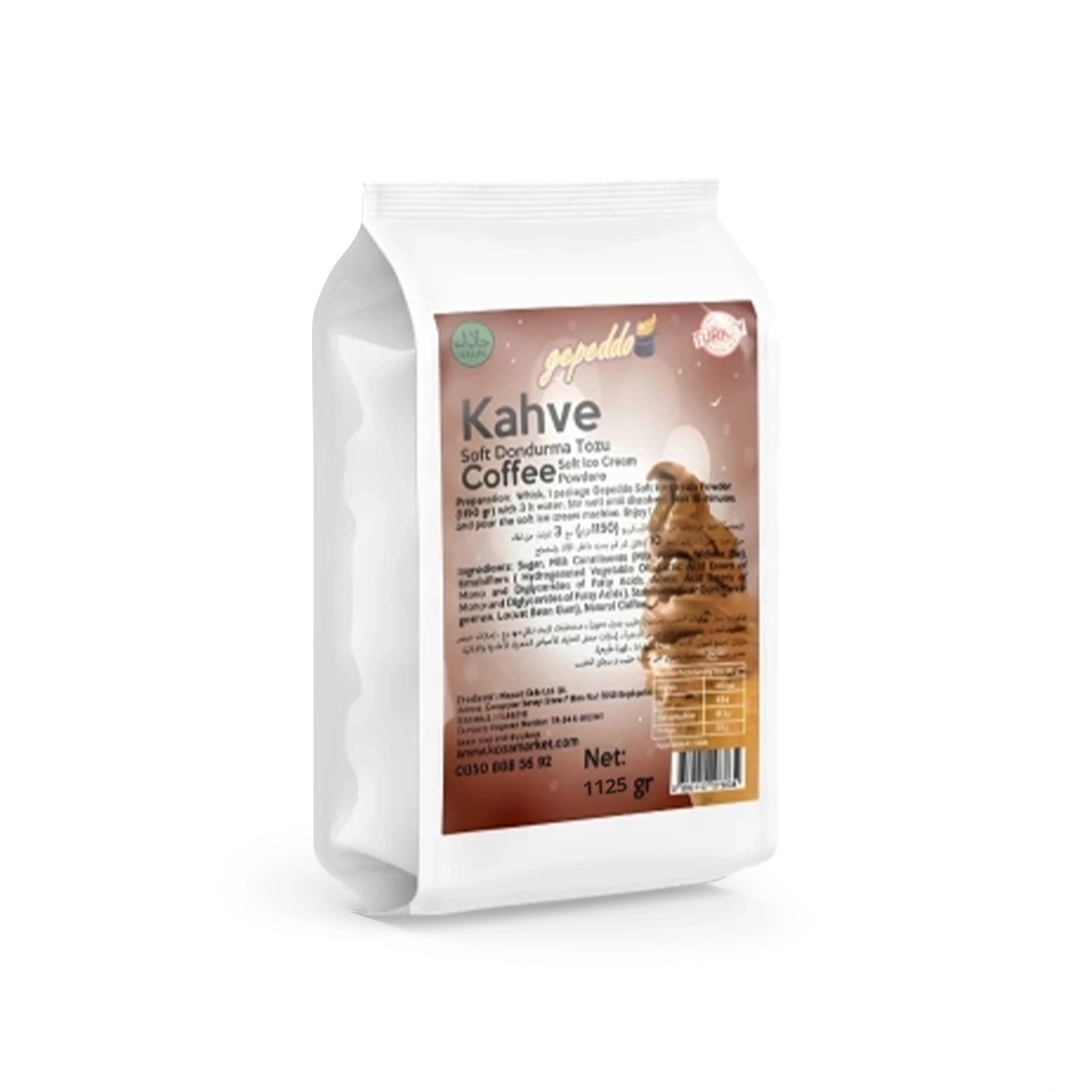 Kahve Aro. Soft Dondurma Tozu (1125 gr)