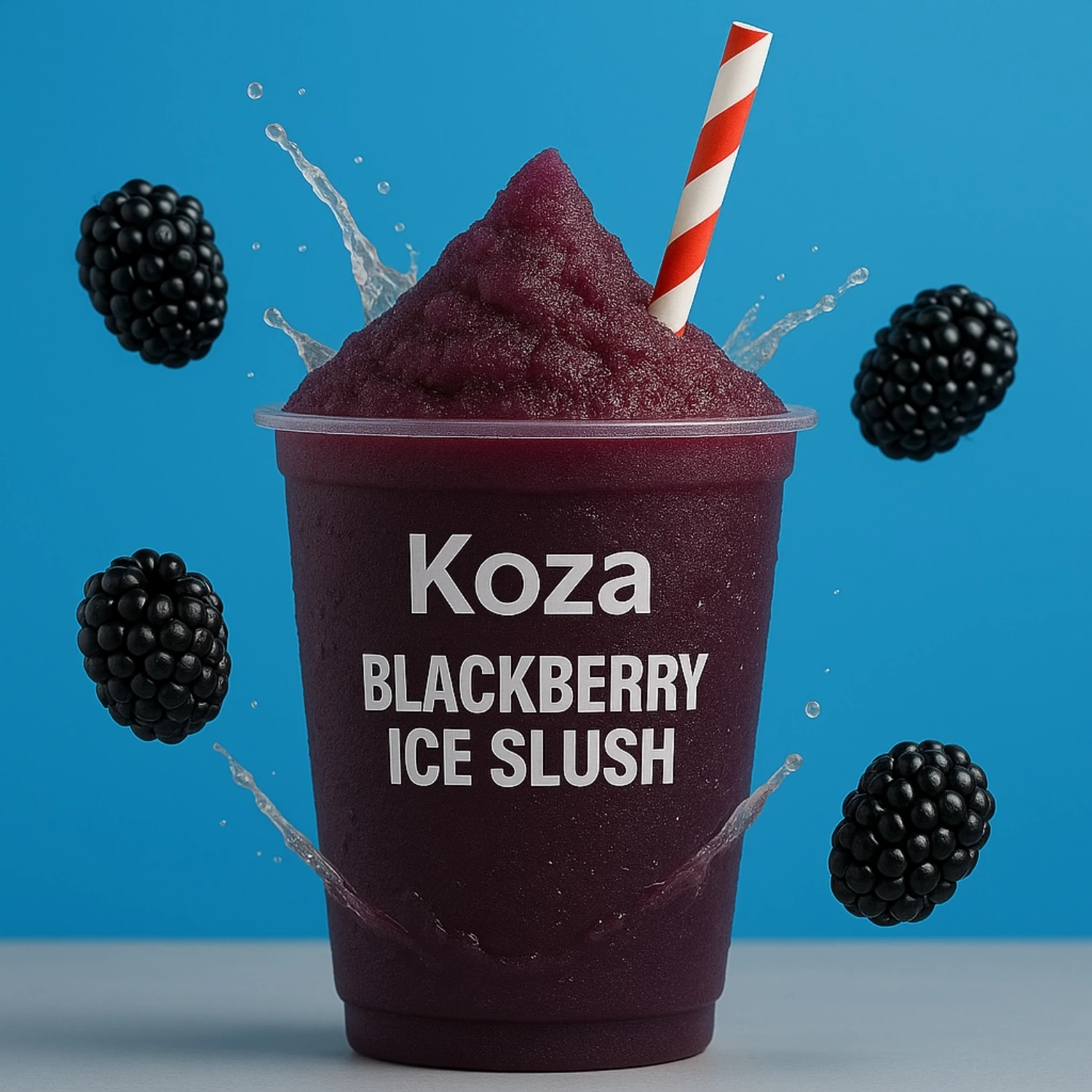 Karadut Aromalı Sıvı Karlı Buzlu