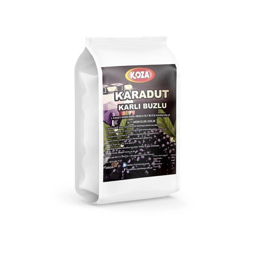 Karadut Aromalı Karlı Buzlu Tozu (1250gr/10lt Su)