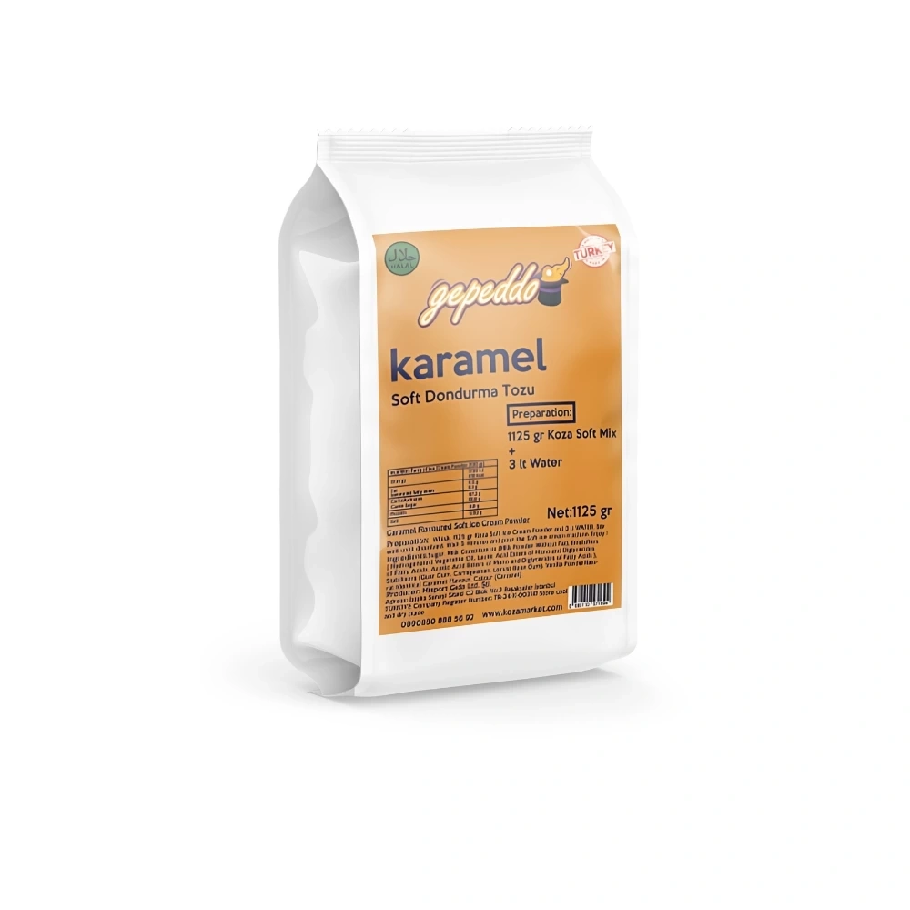 Karamelli Soft Dondurma Tozu (1125gr/3lt Su)
