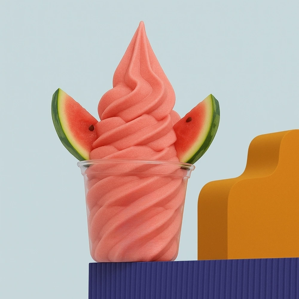 Karpuzlu Soft Dondurma Tozu (1125gr/3lt Su)