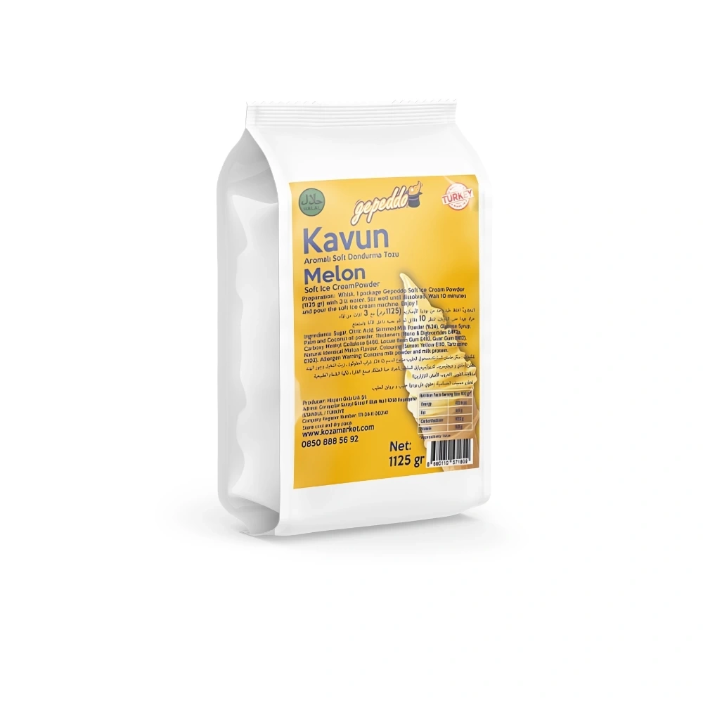 Kavunlu Soft Dondurma Tozu (1125gr/3lt Su)