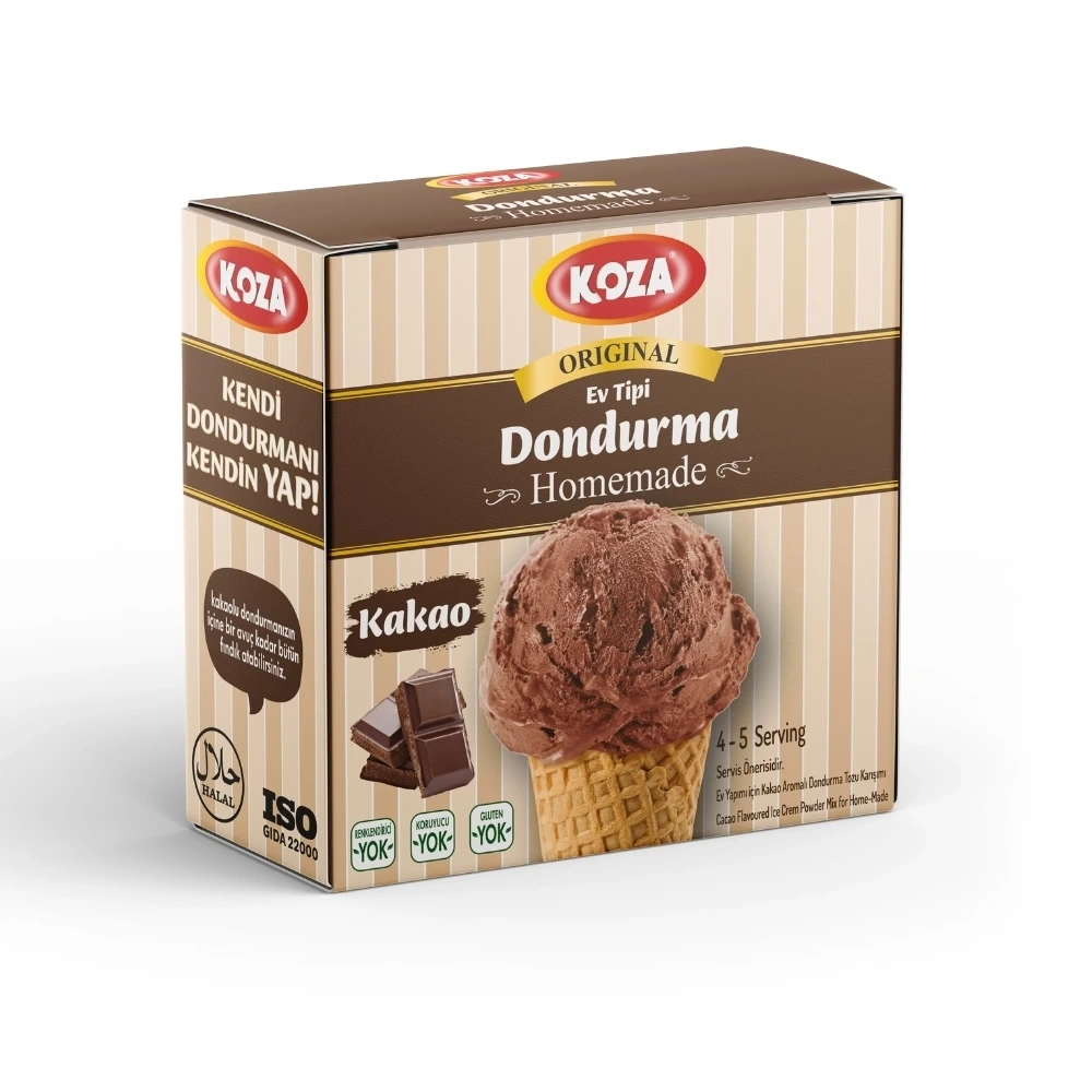 Koza Ev Tipi Dondurma Çikolatalı