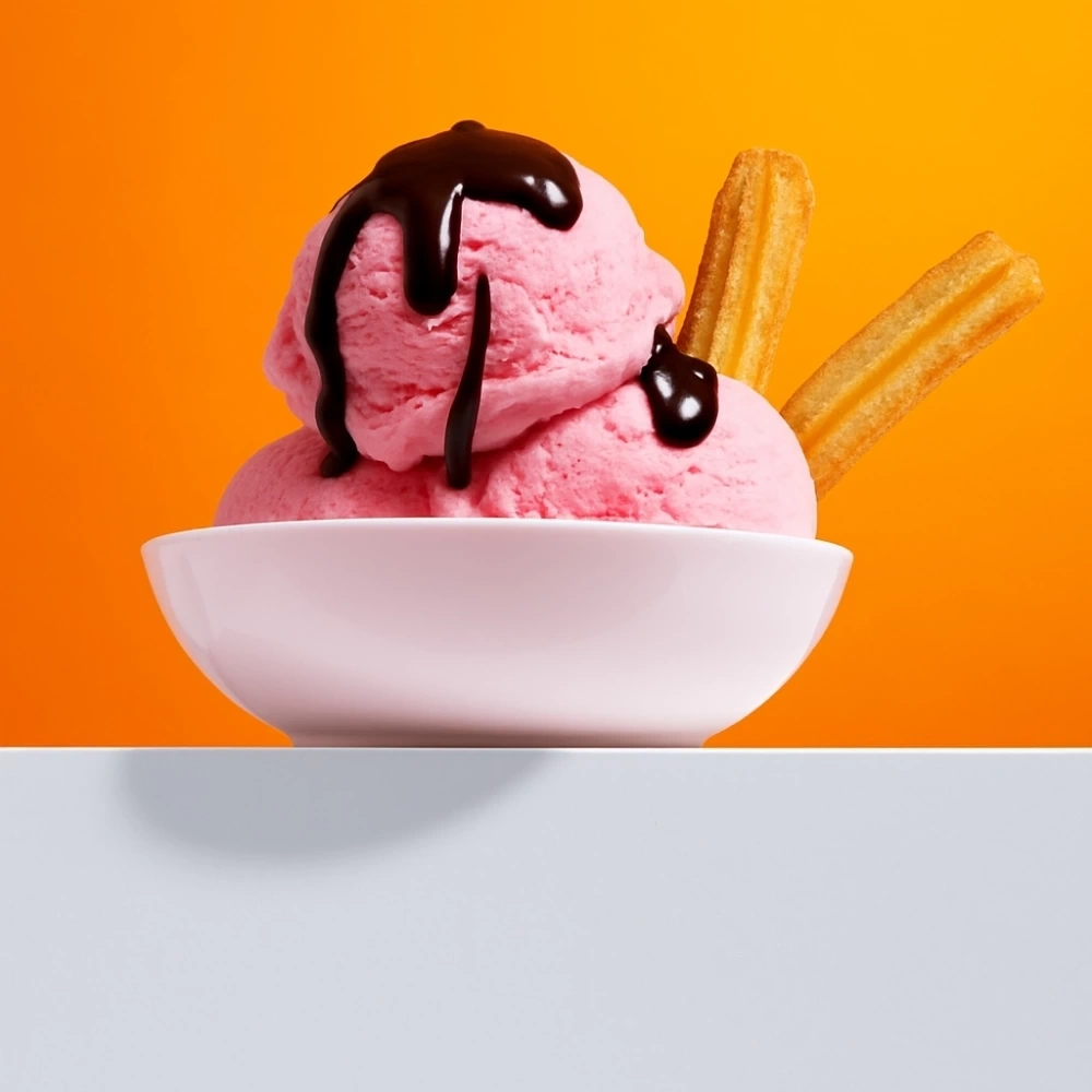 Koza Ev Tipi Dondurma Çilekli