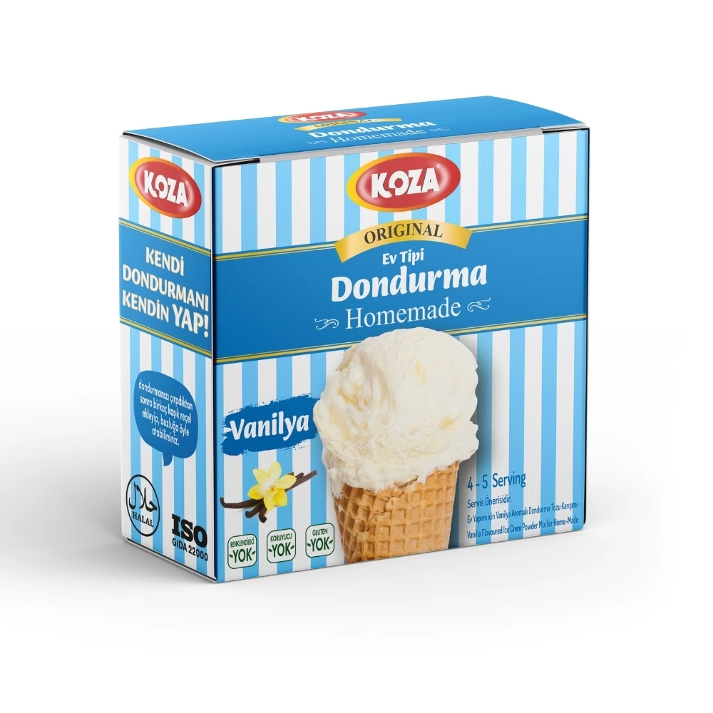Koza Ev Tipi Dondurma Vanilyalı