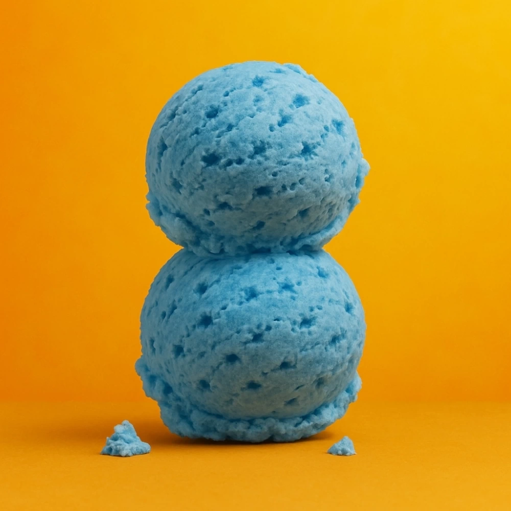 Koza Ev Tipi Dondurma Yaban Mersinli