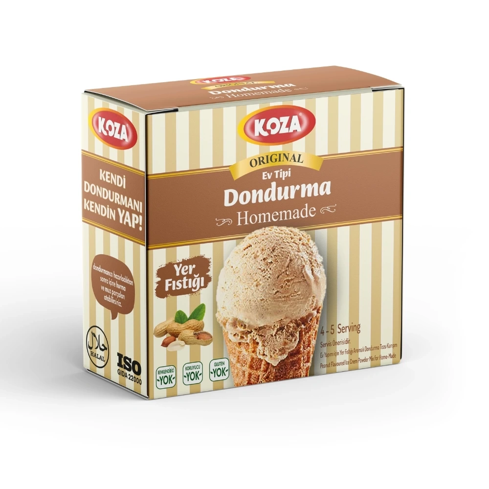 Koza Ev Tipi Dondurma Yer Fıstıklı