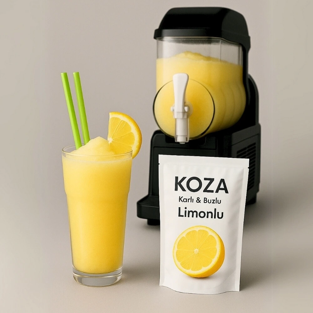 Limon Aromalı Karlı Buzlu Tozu (1250gr/10lt Su)