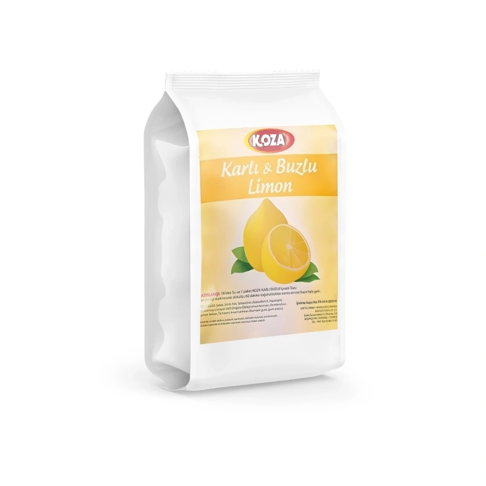 Limon Aromalı Karlı Buzlu Tozu (1250gr/10lt Su)