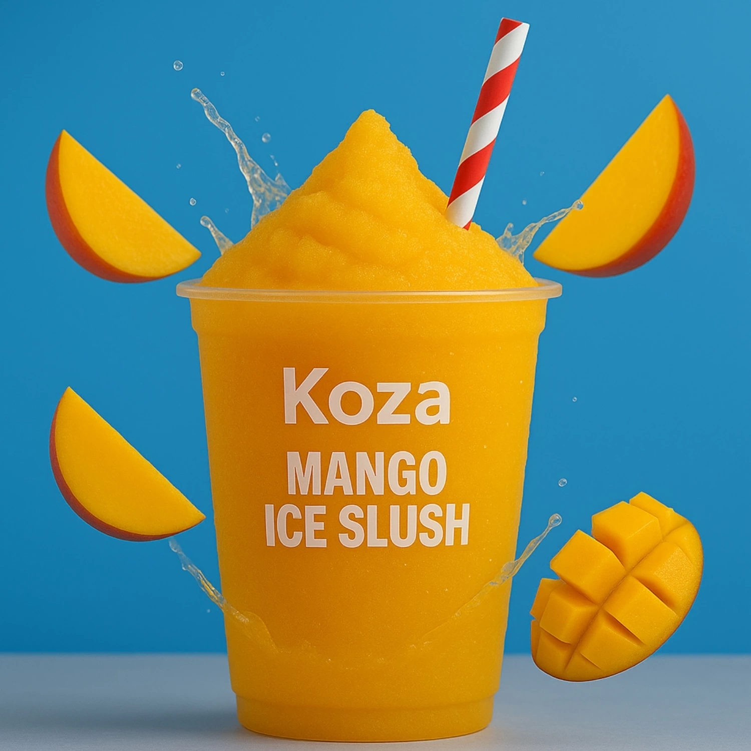 Mango Aromalı Sıvı Karlı Buzlu