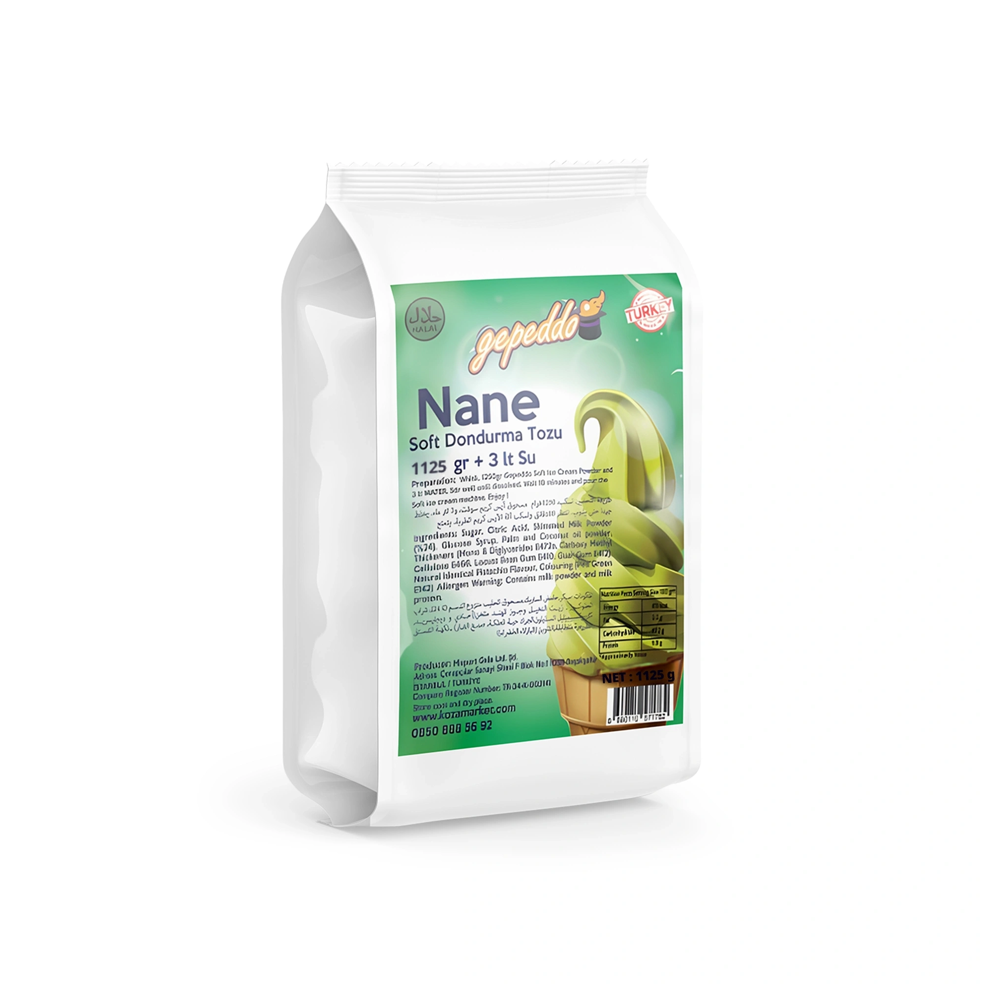 Nane Aro. Soft Dondurma Tozu (1125 gr)
