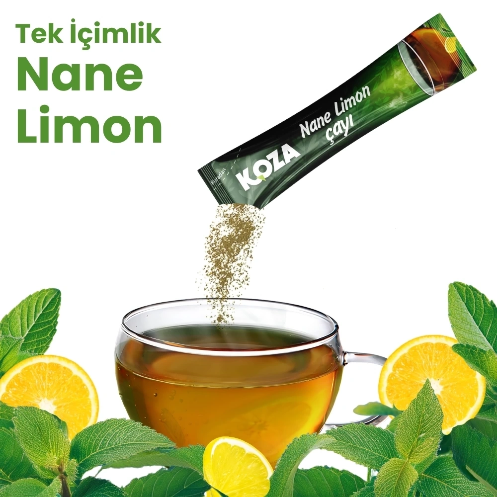 Tek İçimlik Nane Limon Bitki Çayı (15 stick)