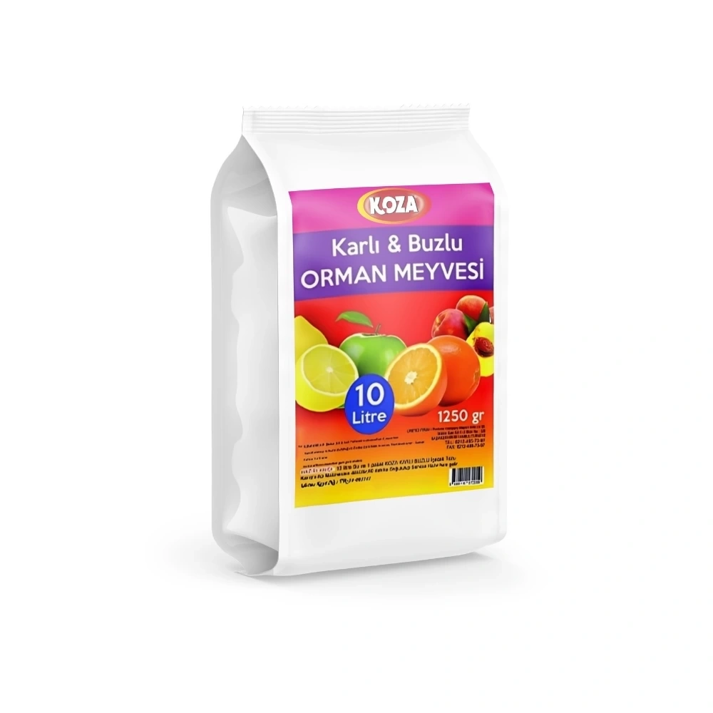 Orman Meyvesi Aromalı Karlı Buzlu Tozu (1250gr/10lt Su)